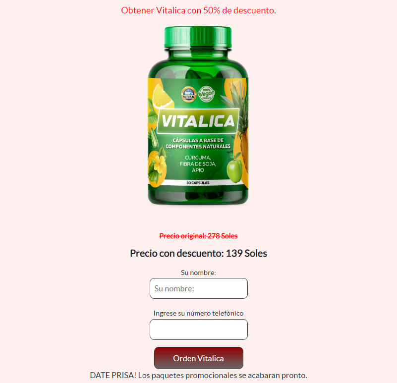 Vitalica Precio