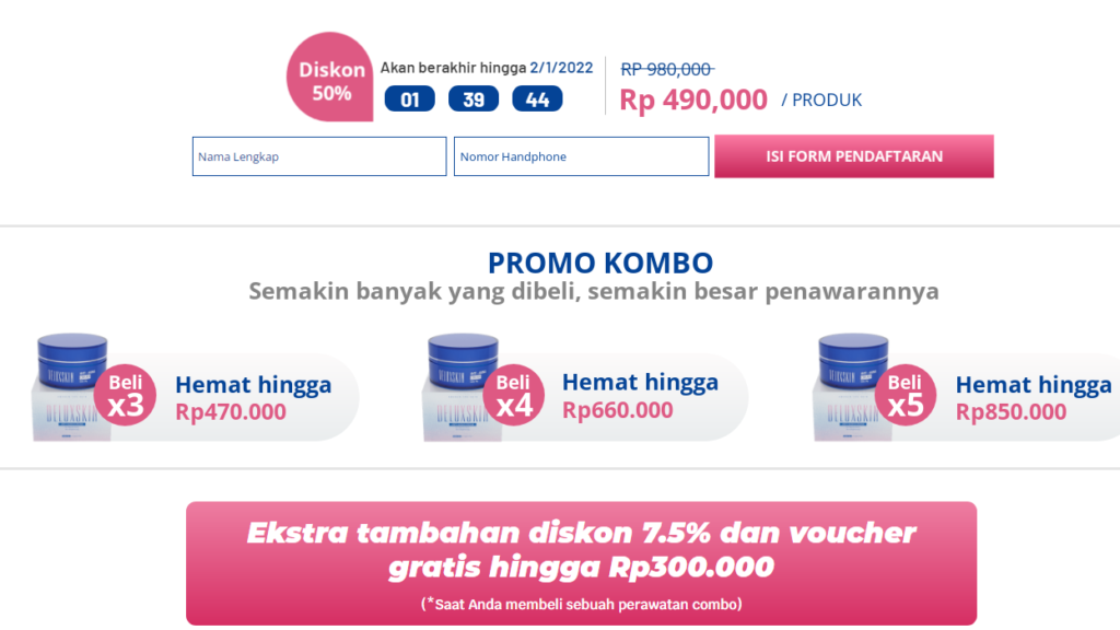 Deluxskin Harga