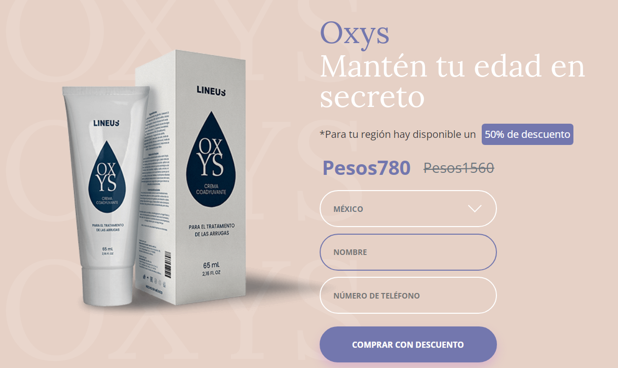 Oxys, la crema anti-arrugas de mayor verdadera de presentar la tez más joven referente a Ecuador