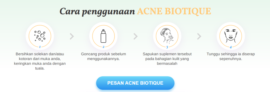 Acne Biotique bahan-bahan
