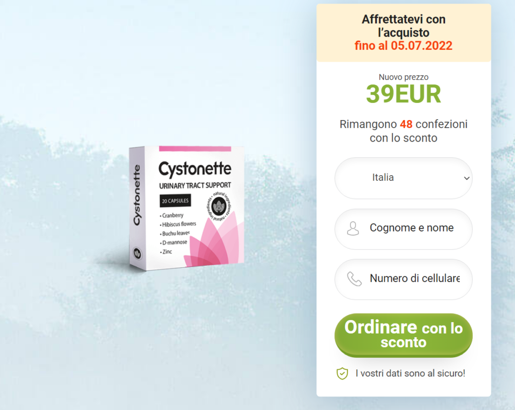 Cystonette recensioni