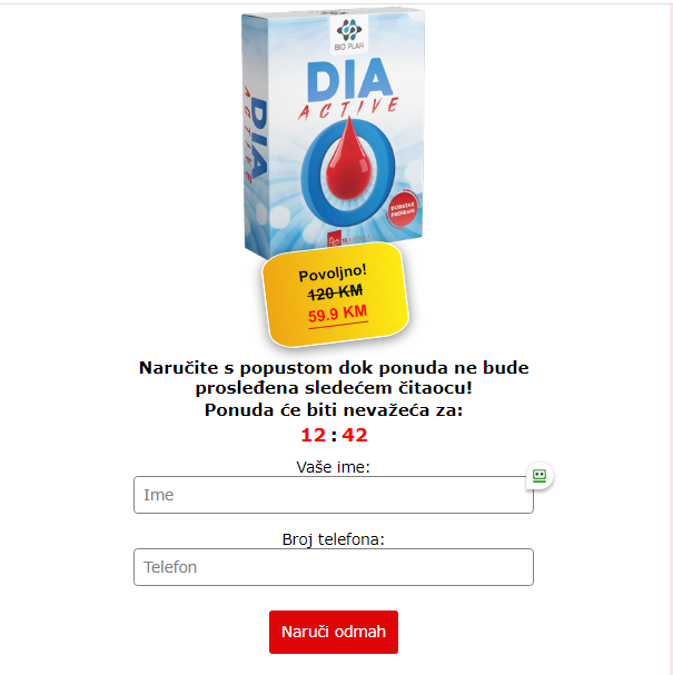 Dia Active recenzije