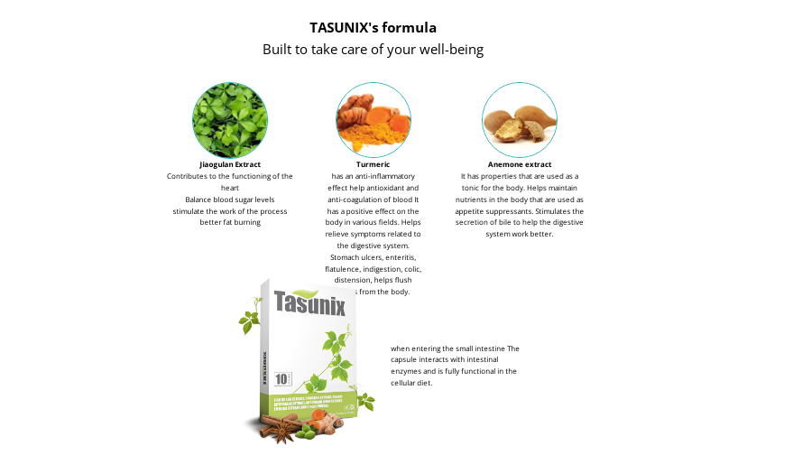 Tasunix วัตถุดิบ