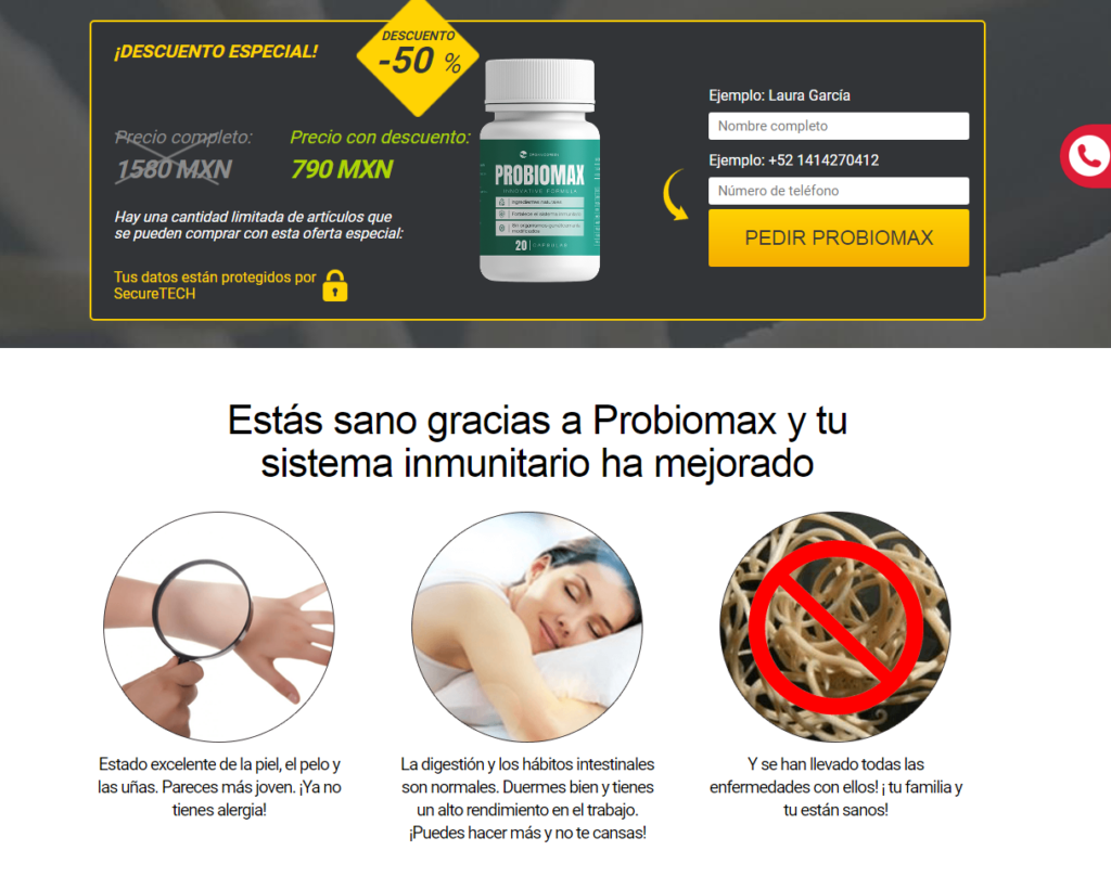 Probiomax cápsula