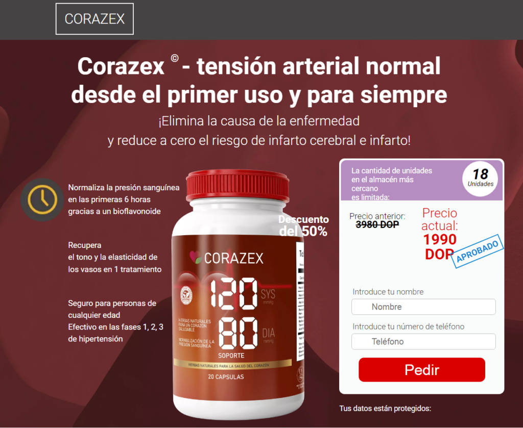 Corazex reseÃ±as