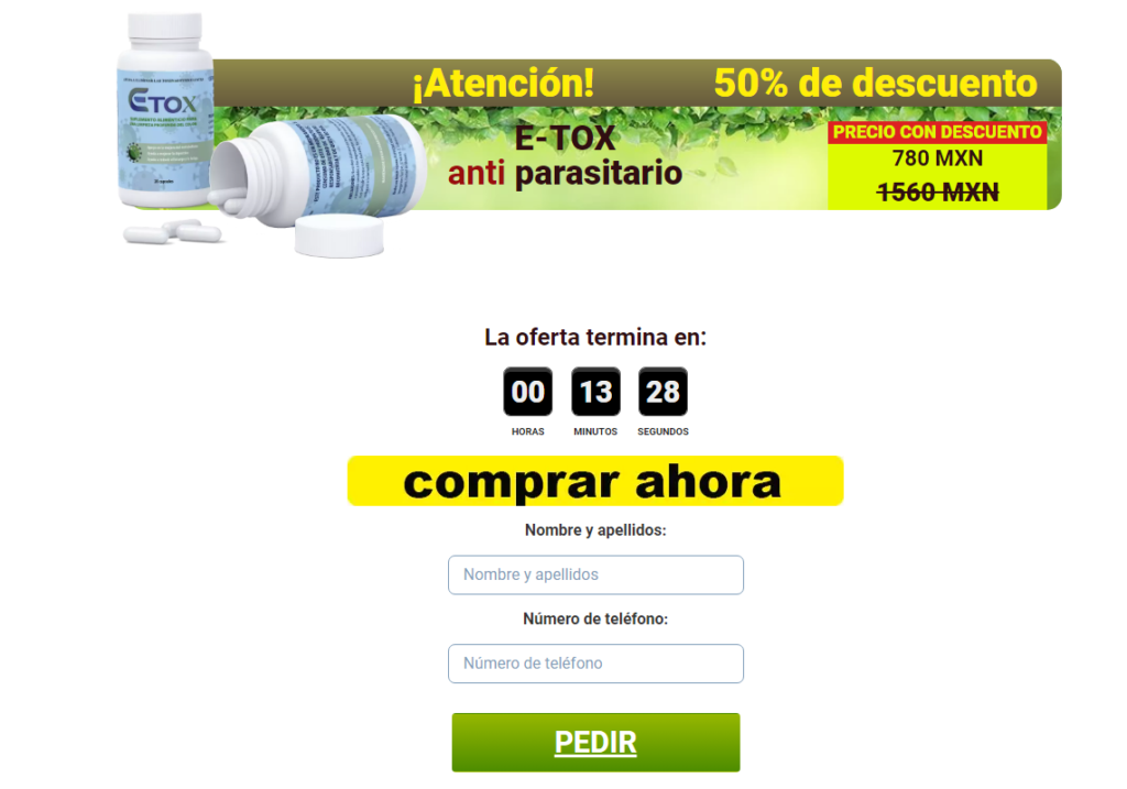 E-Tox Precio