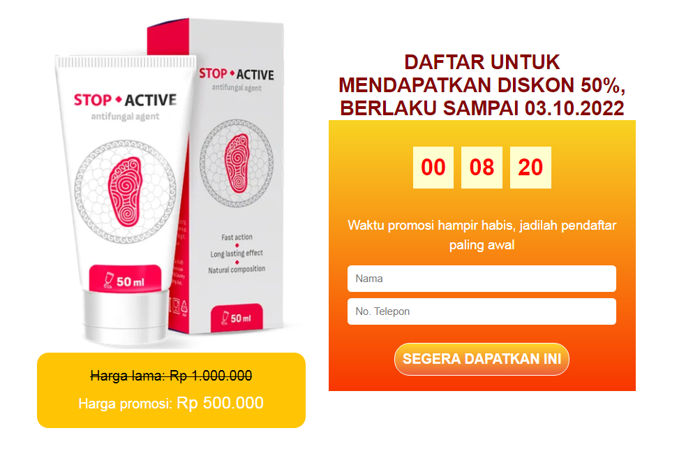 Stop Active Harga