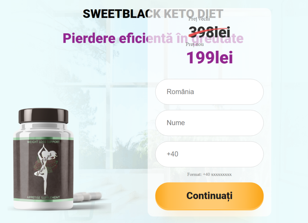 Sweetblack Keto Diet recenzii