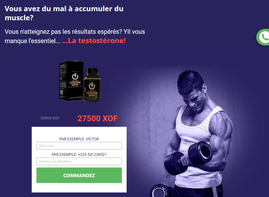 Testosterone Support Côte d'Ivoire
