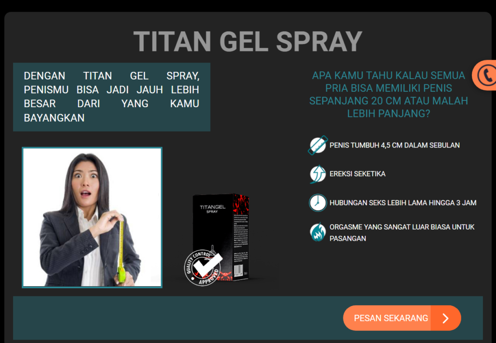 Titan Gel Spray Indonesia
