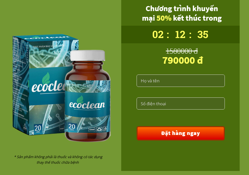 EcoClean máy tính bảng