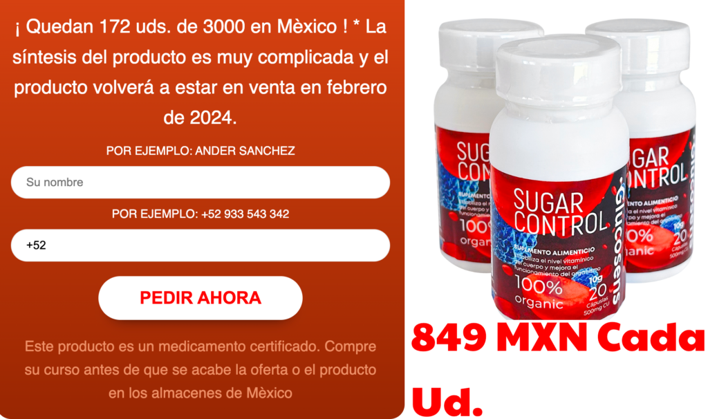 Sugar Control cÃ¡psula