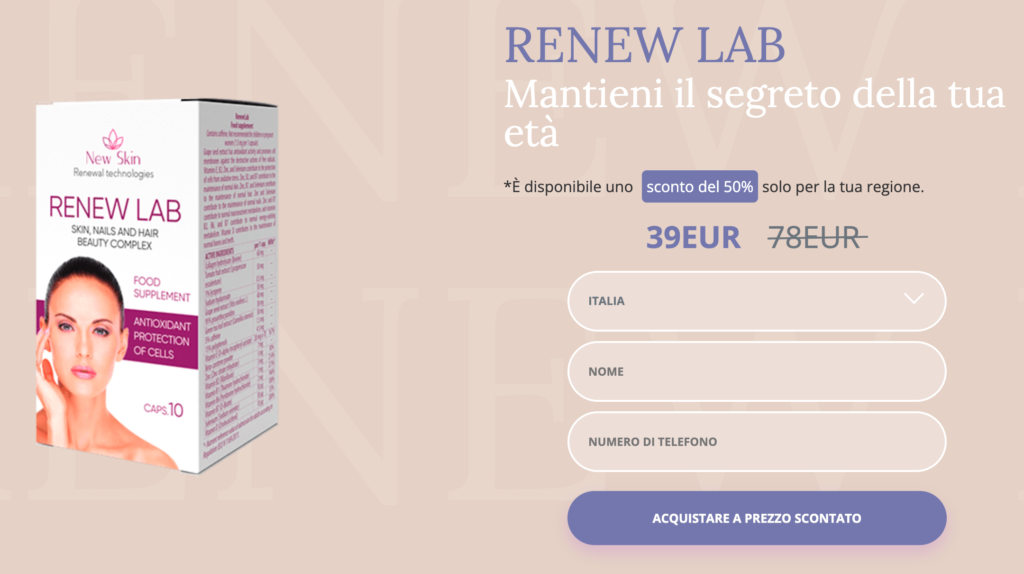 Renew Lab capsula