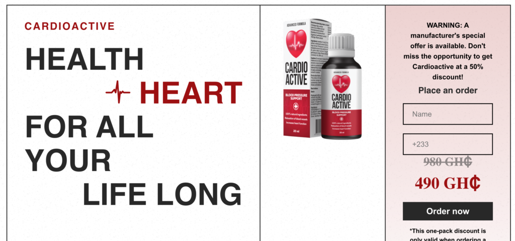 Cardioactive syrup