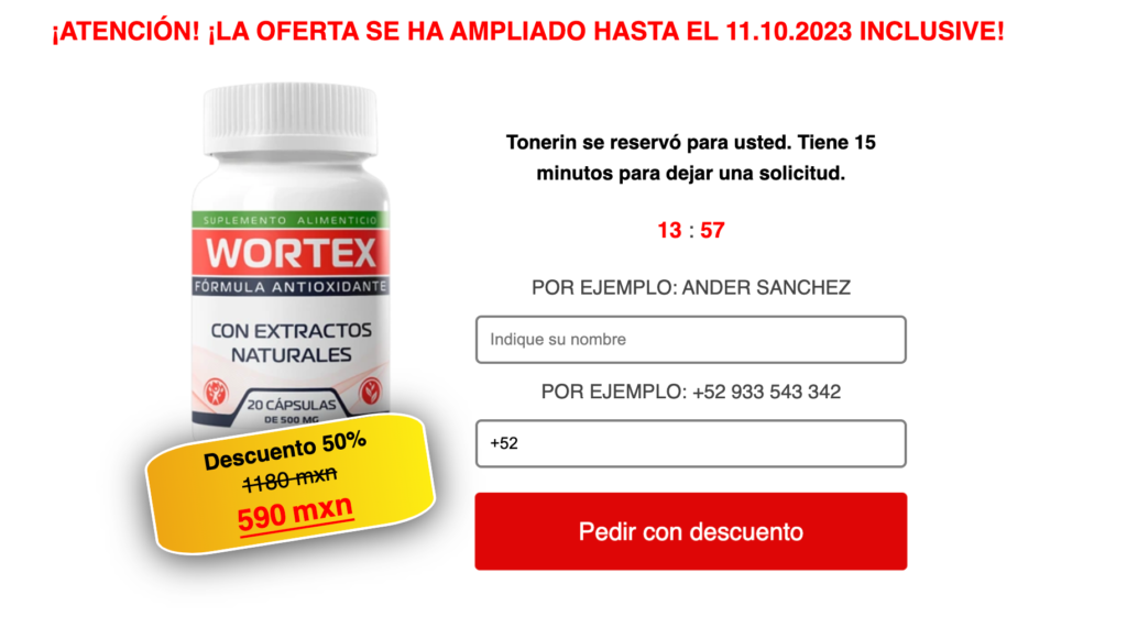 Wortex cápsula