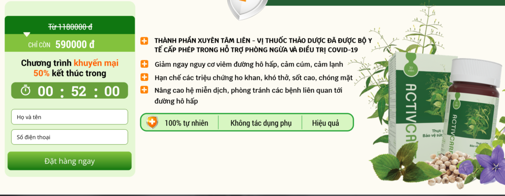 Activcare viên con nhộng