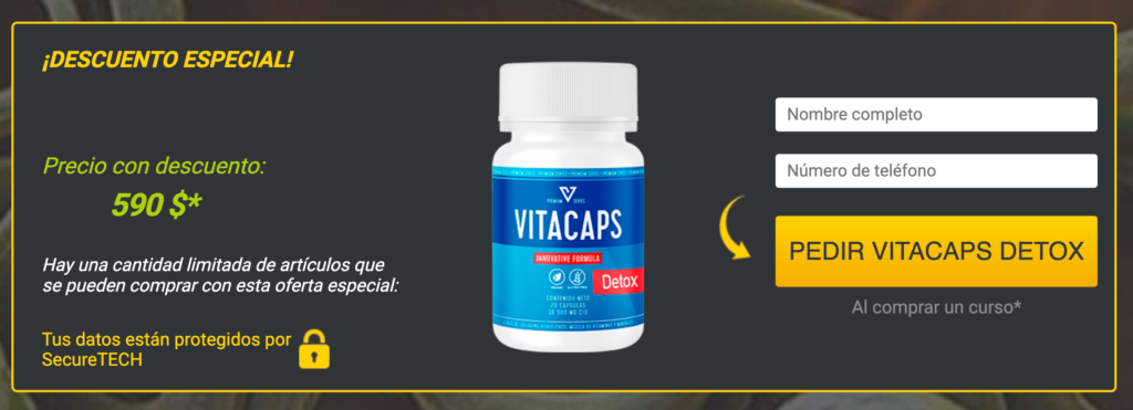 Vitacaps Detox cápsula