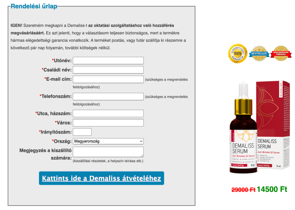 Demaliss Serum Ãr