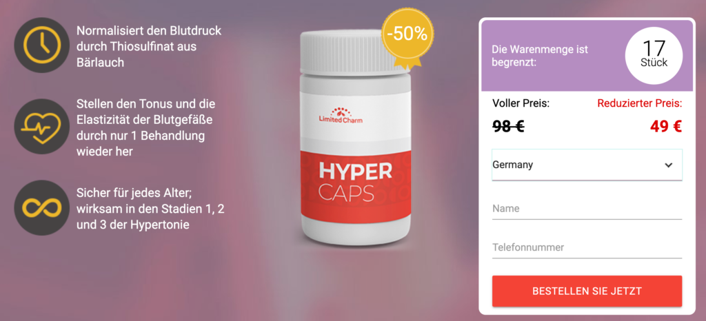 Hyper Caps Preis