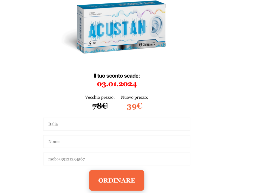 Acustan capsula