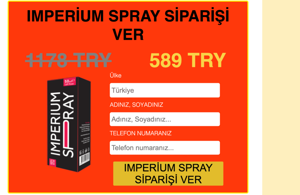 Imperium Spray Faydalar